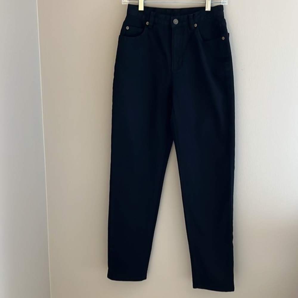 Lizwear High Rise Mom Black Denim Jean Size 4 - Picture 4 of 15